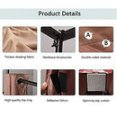 MORN Fitting Room 43x43x78 inch Changing Room Strong Shading Black B09GVQXWC1 - Brand New