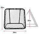 FRANKLIN SPORTS BASKETBALL REBOUNDER PASS BACK TRAINING AID 92499X - BLACK - Like New