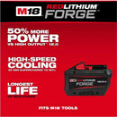 MILWAUKEE M18 REDLITHIUM LI-ION BATTERY 12 AH FORGE HD12.0 - BLACK/RED - Brand New