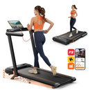 ACEZOE P10 PRO FOLDABLE TREADMILL WITH 10% INCLINE & HANDLE BAR - BLACK - Like New
