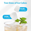 AEITTO ICE MAKERS COUNTERTOP 9 ICE CUBES RELEASE IN 6 MINS 26LBS/24H - BLACK - Like New