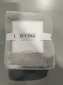 TEEMA 100% TURKISH COTTON WASHCLOTH PACK OF 4 - 12X12 WASHCLOTH STONE - Like New