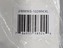JUMPSTART BASKETBALL SHORTS W/ BLACK DRAWSTRING AND GRAY DOTS -  MEN XL - WHITE - Like New