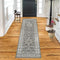SUPERIOR Indoor Runner Rug, Plush Carpet Cover, Oriental Medallion, 2' 7" x 12' - Brand New