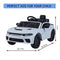 CUISINSMART 12V KIDS RIDE ON CAR W/PARENTS REMOTE CONTROL ZB918 - WHITE - Like New