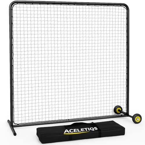 ACELETIQS BASEBALL Pitching Net Compact XL Sizes Softball Baseball - BLACK - Like New