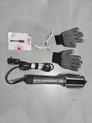 SLF RED LIGHT THERAPY 5-IN-1 IONIC DRY HAIR BRUSH & HEAT COMB - GRAY - Like New