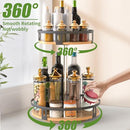 Wood Lazy Susan Organizer 2-Tier 360° Rotating Spice Rack, 11 Inch Lazy Susan - Like New