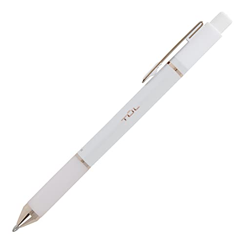 TUL GL SERIES RETRACTABLE GEL PENS MEDIUM POINT 0.7 MM PEARL WHITE BARREL/INK - Like New