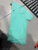 PACIFIC POLO CLUB T-SHIRT - SIZE: MEN 2XL - TURQUOISE - Brand New