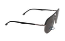 CARRERA SUNGLASSES FRAMES: BLACK/RUTHENIUM, LENSES: POLARIZED GRAY, 59-15-145 - Like New