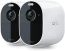 Arlo Essential Spotlight Camera Wireless 1080p 2 Camera VMC2230 - White Like New