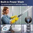 PALAS SHOWER HEAD WITH HANDHELD HIGH PRESSURE 10-MODE PALAS-S100 - MATTE BLACK - Like New