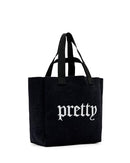 ALLSAINTS IZZY PUNK EAST/WEST TOTE W600XD - BLACK - Brand New