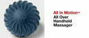 ALL IN MOTION ALL OVER HANDHELD MASSAGER RUBBER LATEX - BLUE - Like New