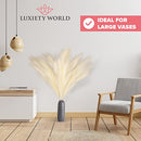 Luxiety World Pampas Grass Decor Tall 48" Set of 3 - Faux Pampas Grass Tall - Brand New