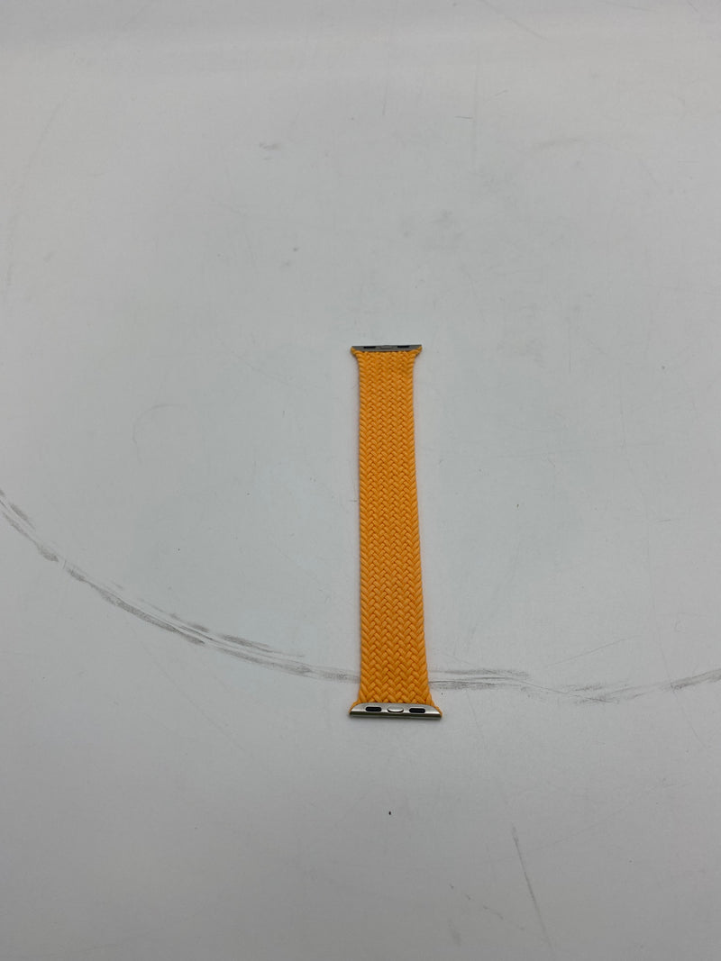 APPLE WATCH BRAIDED SOLO LOOP 41MM BRIGHT ORANGE SIZE 8 - ORANGE - Like New