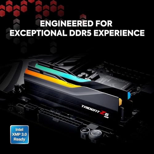 G.Skill Trident Z5 RGB Series (Intel XMP 3.0) DDR5 RAM 32GB (2x16GB) - Like New