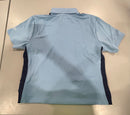 REEBOK WOMEN'S SHORT SLEEVE POLO - SIZE: WOMEN L - BLUE/NAVY - Like New
