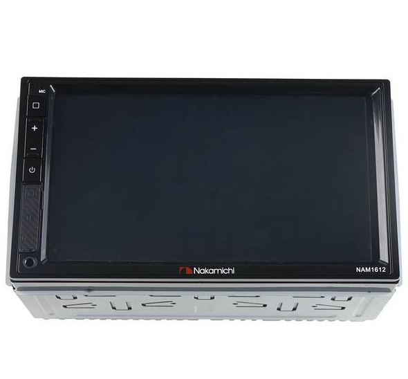 NAKAMICHI NAM1612 7-IN. DOUBLE-DIN DIGITAL MEDIA RECEIVER WITH BLUETOOTH - BLACK - Like New