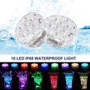 4-Pack Submersible LED Remote Control, 16 Colors Waterproof LED Tea Lights Like New