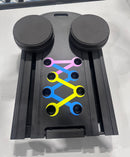 HOSCU1AB PILATES BOARD FOLDABLE PILATES REFORMER SET  WORKOUT TIMER - BLACK - Like New