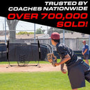 GOSPORTS 7 FT X 7 FT BASEBALL & SOFTBALL NETS, HITTING, PITCHING, 7X7, BLACK - Like New