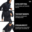1300123 UNDER ARMOUR MEN'S HUSTLE FLEECE HOODIE - SIZE: MEN L - GRAY - Brand New