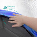 SKYWALKER TRAMPOLINES MINI TRAMPOLINE WITH ENCLOSURE NET - BLUE - Like New