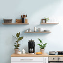 DELTA CYCLE MODERN 24 IN X 24 IN WOOD FLOATING SHELF SET 2 COUNT - WOOD - Brand New
