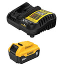 DEWALT 20-VOLT MAXIMUM XR 5.0 AH BATTERY PACK AND CHARGER - Scratch & Dent