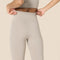 AMAZON ESSENTIALS WOMEN'S ACTIVE FORMFLEX HIGH WAIST 19" CAPRI LEGGINGS -S TAUPE - Brand New