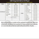 CITREAL Car CD Player External Via USB Radio Connection, - Scratch & Dent
