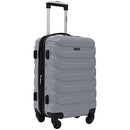 WRANGLER 4 PIECE MIAMI LUGGAGE, PACKING CUBES SET - SHARKSKIN - Like New