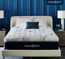 NOVAFORM 14” COMFORTGRANDE ADVANCED GEL MEMORY FOAM MATTRESS,QUEEN - WHITE - Brand New