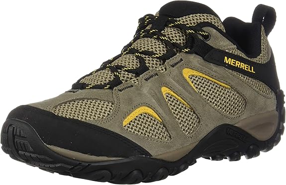 MERRELL MEN'S YOKOTA 2 HIKING SHOE - SIZE: MEN 13 (AU/UK M12.5) - LIGHT BROWN - Like New