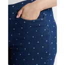 JUST MY SIZE WOMEN'S PLUS SIZE PULL ON STRETCH CAPRI - SIZE: 4X - HEARTPRINT - Like New