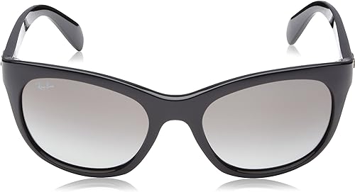Ray-Ban Woman Sunglasses Black Frame, Grey Gradient Lenses, 56MM - Like New
