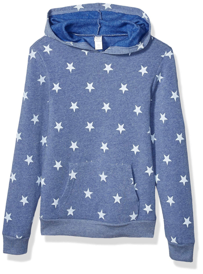 HANES 9595GB HANES ALTERNATIVE UNISEX YOUTH CHALLENGER HOODIE - PACIFIC BLUE STM - Like New