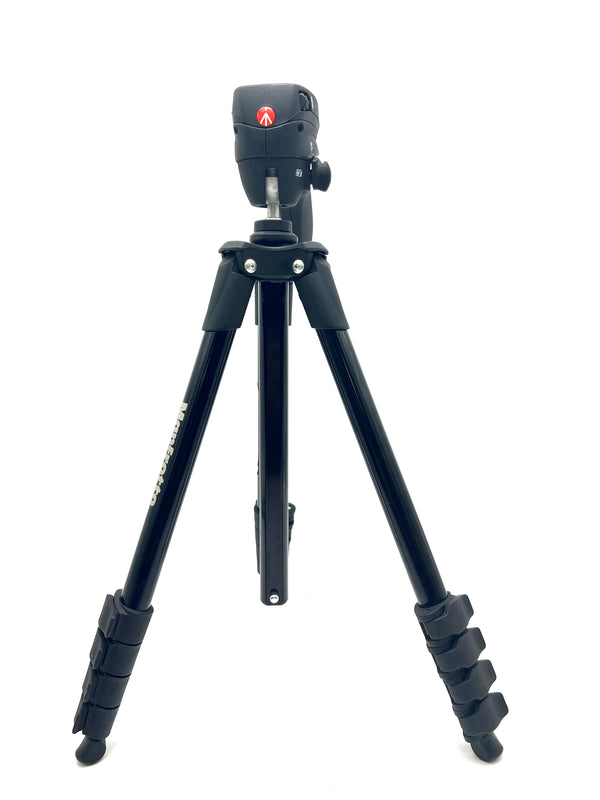 Manfrotto Compact Action Aluminum Tripod Black Like New
