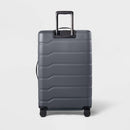 OPEN STORY HARDSIDE LARGE CHECKED SPINNER SUITCASE - OPEN STORY™ - GRAY - Like New