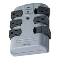 BELKIN PIVOT PLUG SURGE PROTECTOR 6 AC OUTLETS 1,080 J BP106000 - GRAY - Like New