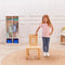 ECR4KIDS Bentwood Chair, 12" Seat Height, Stackable Seats, 2-Pack - Natural - Like New