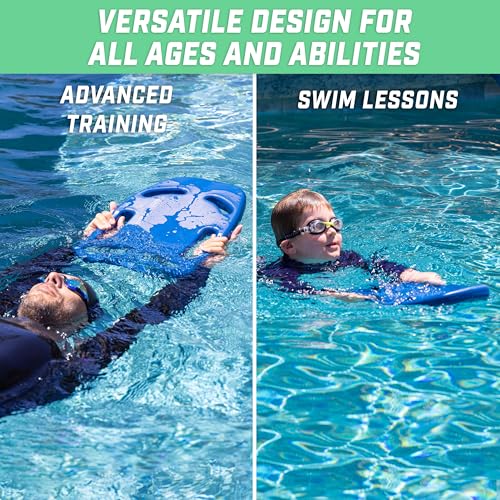 GOSPORTS SWIM KICKBOARD FOR SWIMMING TRAINING ADULT SIZE X5 POOL EXERCISE - BLUE - Like New
