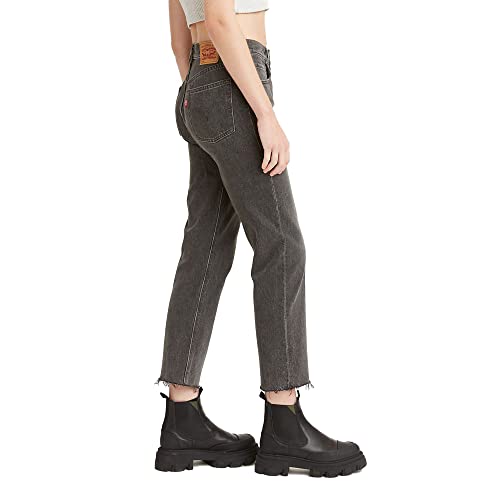 LEVI’S LEVI S WOMEN S 501 ORIGINAL CROPPED JEANS SIZE 32 X 26 BLACK - Brand New