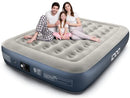 iDOO Queen Size Air Mattress Inflatable Airbed Built-in Pump 80x60x13in - Black - Like New