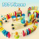 Hape Dynamo Wooden Domino Award Winning Domino Racing Building - Scratch & Dent