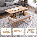 BIDISO LIFT TOP COFFEE CENTER TABLE WITH HIDDEN STORAGE - Scratch & Dent