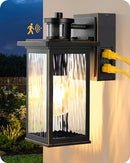 EDISHINE MOTION OUTDOOR WALL LIGHT WALL SCONCE HOWL08C - BLACK - Like New