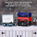 VICTROLA JOURNEY BLUETOOTH SUITCASE RECORD PLAYER 3-SPEED TURNTABLE - TURQUOISE - Like New